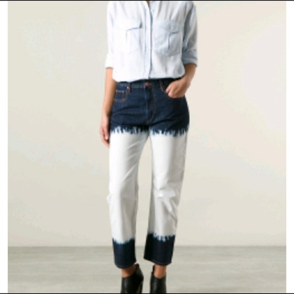 (Sold) Isabel Marant Étoile Pradley Tie Dye Jeans - Picture 3 of 13